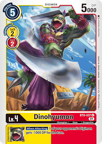 Dinohyumon - BT8-037 - Uncommon available at 401 Games Canada