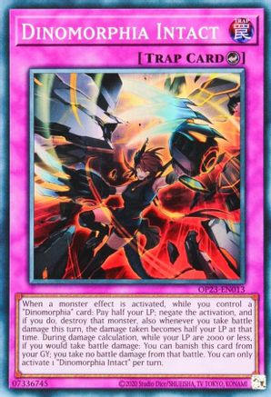 Dinomorphia Intact - OP23-EN013 - Super Rare - Unlimited
