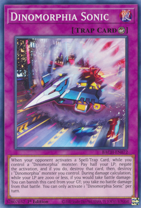 Dinomorphia Sonic - BACH-EN072 - Common - 1st Edition available at 401 Games Canada