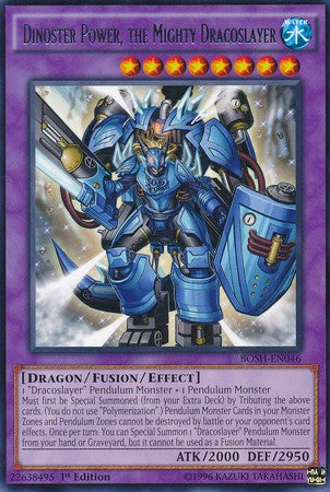 Dinoster Power, the Mighty Dracoslayer - BOSH-EN046 - Rare - 1st Edition available at 401 Games Canada