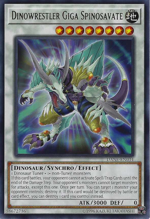 Dinowrestler Giga Spinosavate - DANE-EN034 - Rare - Unlimited available at 401 Games Canada