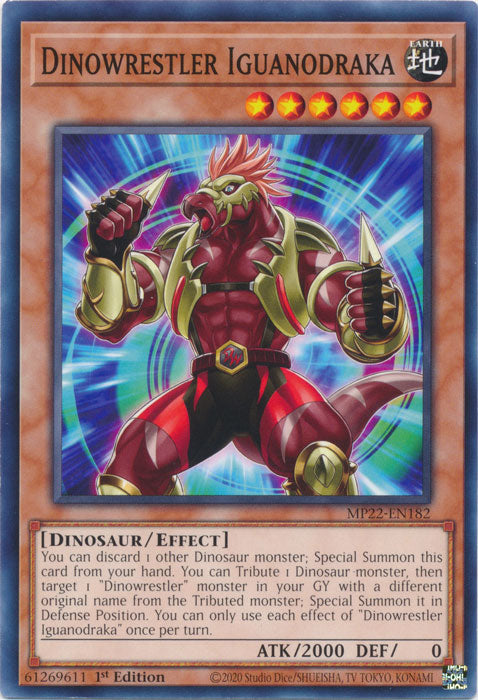 Dinowrestler Iguanodraka - MP22-EN182 - Common - 1st Edition available at 401 Games Canada