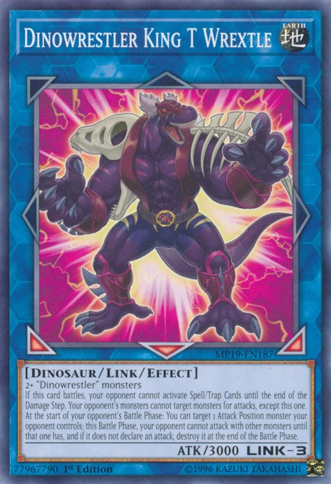 Dinowrestler King T Wrextle - MP19-EN187 - Common - 1st Edition available at 401 Games Canada