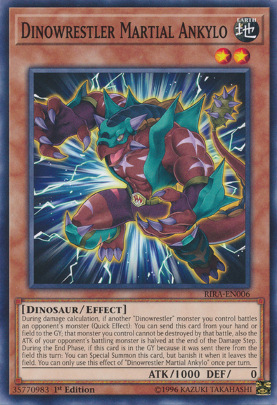 Dinowrestler Martial Ankylo - RIRA-EN006 - Common - 1st Edition available at 401 Games Canada