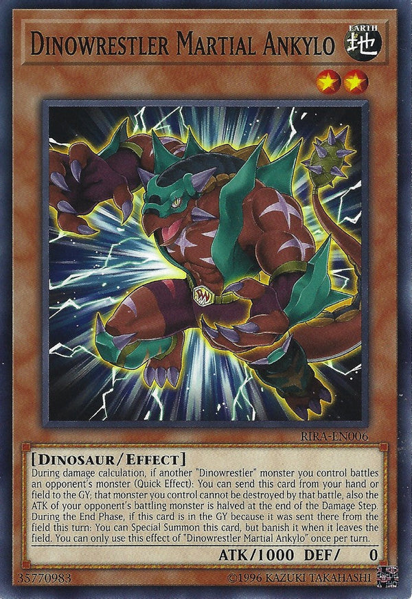 Dinowrestler Martial Ankylo - RIRA-EN006 - Common - Unlimited available at 401 Games Canada