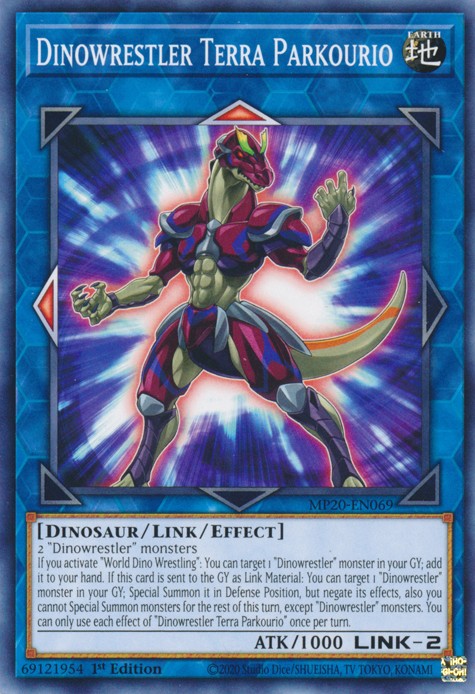 Dinowrestler Terra Parkourio - MP20-EN069 - Common - 1st Edition available at 401 Games Canada