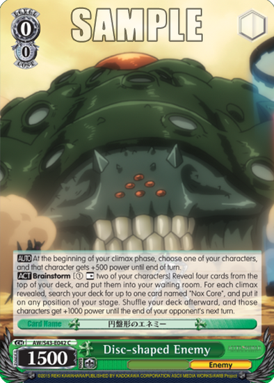 Disc-shaped Enemy - AW/S43-E042 - Common available at 401 Games Canada