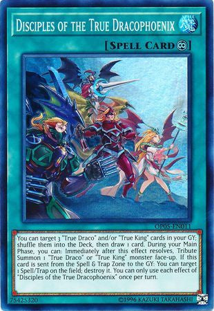 Disciples of the True Dracophoenix - OP05-EN011 - Super Rare available at 401 Games Canada