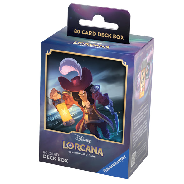 Disney Lorcana: The First Chapter: Deck Box 80ct - Captain Hook (Pre-Order) available at 401 Games Canada