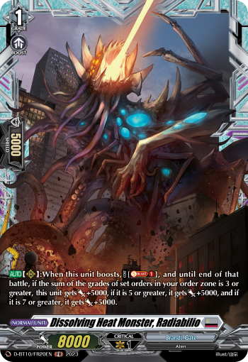 Dissolving Het Monster, Radiabilio - D-BT10/FR20 - Frame Rare available at 401 Games Canada