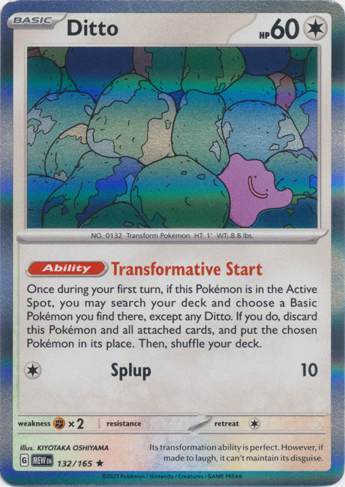 Ditto (Scarlet & Violet 151 132/165) – TCG Collector