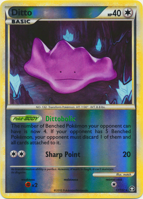 Ditto - 17/102 - Rare - Reverse Holo available at 401 Games Canada