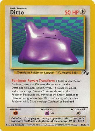 Ditto - 18/62 - Rare - Unlimited available at 401 Games Canada