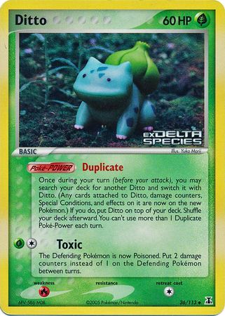 Ditto - 36/113 - Uncommon - Reverse Holo available at 401 Games Canada