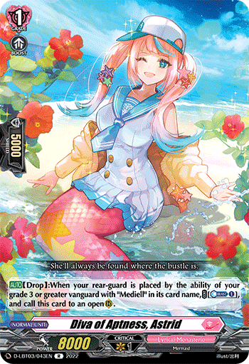 Diva of Aptness, Astrid - D-LBT03/043 - Rare available at 401 Games Canada