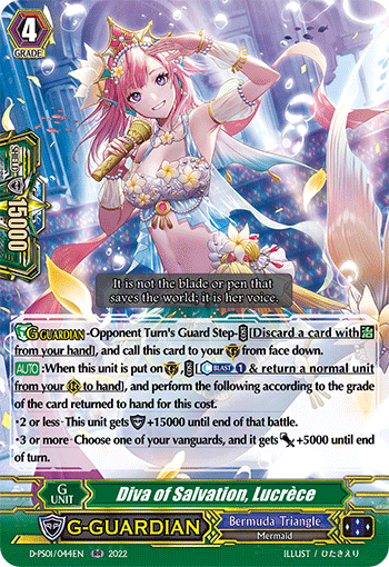 Diva of Salvation, Lucrece - D-PS01/044 - Double Rare available at 401 Games Canada