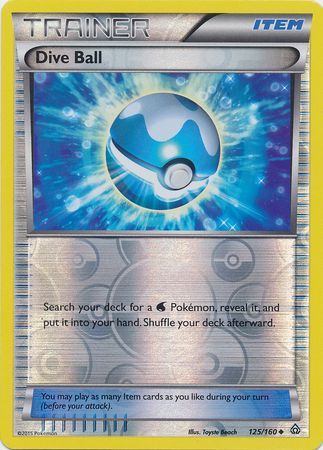 Dive Ball - 125/160 - Uncommon - Reverse Holo available at 401 Games Canada