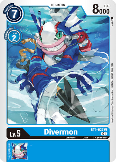 Divermon - BT9-027 - Common available at 401 Games Canada