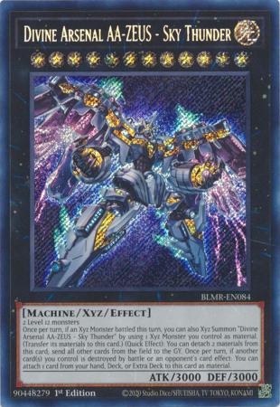 Divine Arsenal AA-ZEUS - Sky Thunder - BLMR-EN084 - Secret Rare - 1st Edition available at 401 Games Canada