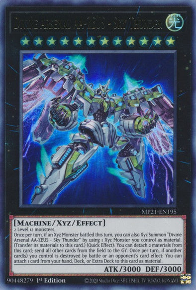 Divine Arsenal AA-ZEUS - Sky Thunder - MP21-EN195 - Ultra Rare - 1st Edition available at 401 Games Canada