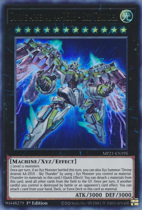 401 Games Canada - Divine Arsenal AA-ZEUS - Sky Thunder - MP21-EN195 - Ultra Rare