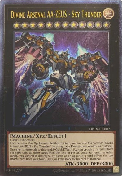 Divine Arsenal AA-ZEUS - Sky Thunder - OP18-EN002 - Ultimate Rare available at 401 Games Canada