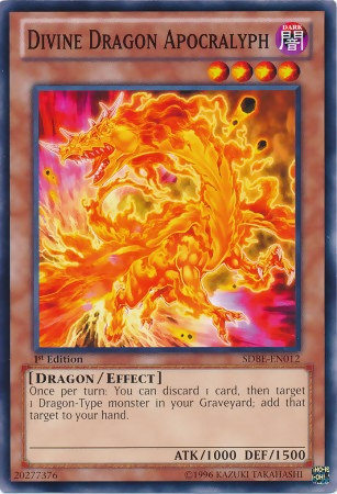 Divine Dragon Apocralyph - SDBE-EN012 - Common - 1st Edition available at 401 Games Canada