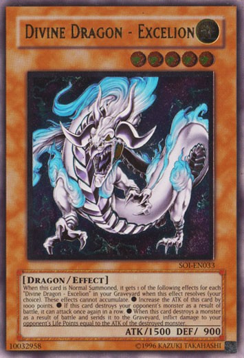 Divine Dragon - Excelion - SOI-EN033 - Ultimate Rare - Unlimited available at 401 Games Canada