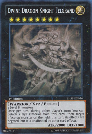 Divine Dragon Knight Felgrand - SHSP-EN056 - Ghost Rare - 1st Edition available at 401 Games Canada