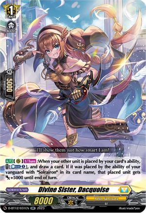 Divine Sister, Dacquoise - D-BT12/031EN - Double Rare available at 401 Games Canada