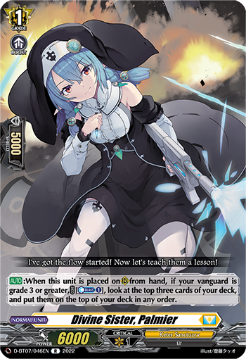 Divine Sister, Palmier - D-BT07/046 - Rare available at 401 Games Canada