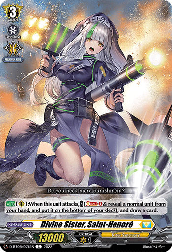 Divine Sister, Saint-Honore - D-BT05/076 - Common available at 401 Games Canada