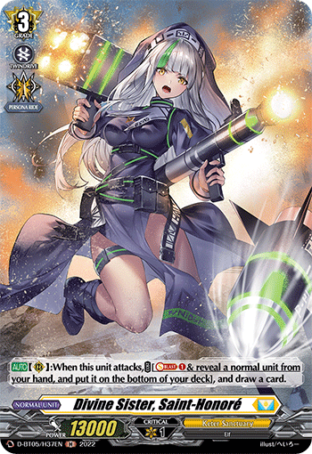 Divine Sister, Saint-Honore - D-BT05/H37 - Holo Rare available at 401 Games Canada