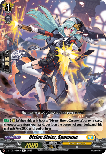 Divine Sister, Spumone - D-BT09/088 - Common available at 401 Games Canada