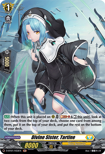 Divine Sister, Tartine - D-BT01/H33 - Holo Rare available at 401 Games Canada