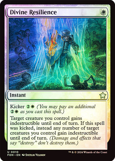 Divine Resilience (Foil) (FDN)