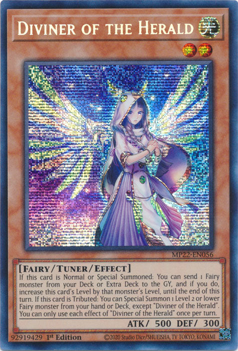 Diviner of the Herald - MP22-EN056 - Prismatic Secret Rare - 1st Edition available at 401 Games Canada