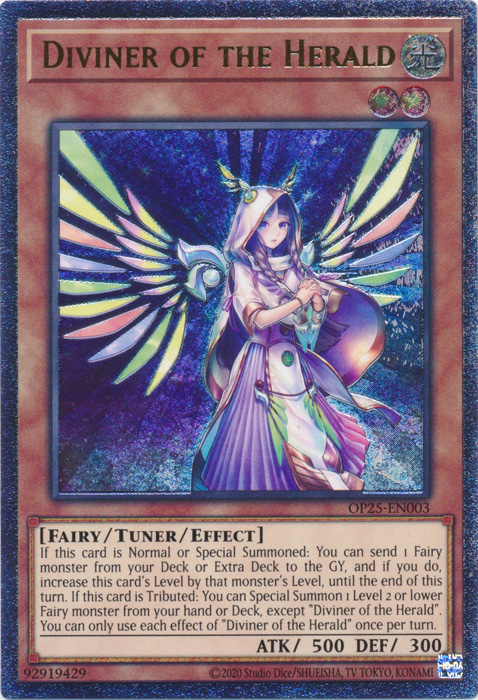 Diviner of the Herald (UTR) - OP25-EN003 - Ultimate Rare - Unlimited