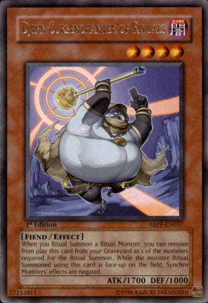 Djinn Cursenchanter of Rituals - ABPF-EN037 - Rare - 1st Edition available at 401 Games Canada