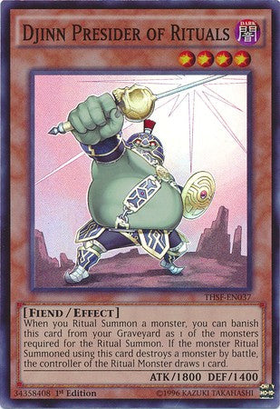 Djinn Presider of Rituals - THSF-EN037 - Super Rare - 1st Edition available at 401 Games Canada