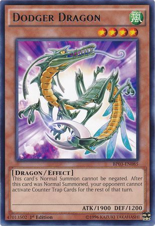 Dodger Dragon (Shatterfoil) - BP03-EN085 - Shatterfoil Rare - 1st Edition available at 401 Games Canada