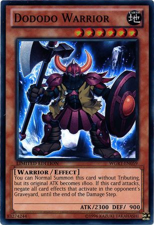 Dododo Warrior - WGRT-EN059 - Super Rare - Limited Edition available at 401 Games Canada