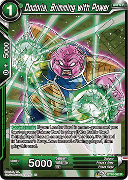 Dodoria, Brimming with Power - BT10-082 - Rare (FOIL) (Reprint) available at 401 Games Canada