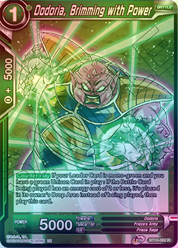 Dodoria, Brimming with Power - BT10-082 - Rare (FOIL) available at 401 Games Canada