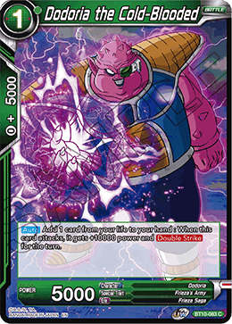 Dodoria the Cold-Blooded - BT10-083 - Common (Reprint) available at 401 Games Canada