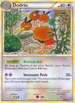 Dodrio - 11/90 - Rare available at 401 Games Canada