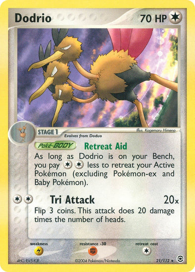 Dodrio - 21/112 - Rare available at 401 Games Canada