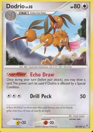 Dodrio - 25/147 - Rare available at 401 Games Canada