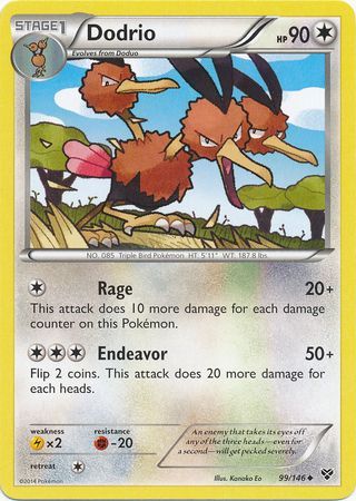 Dodrio - 99/146 - Uncommon available at 401 Games Canada