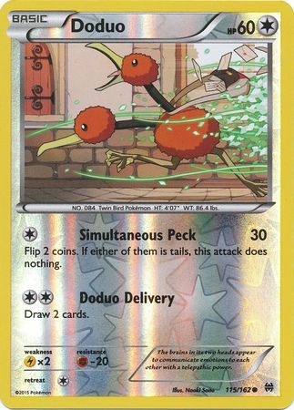 Doduo - 115/162 - Common - Reverse Holo available at 401 Games Canada